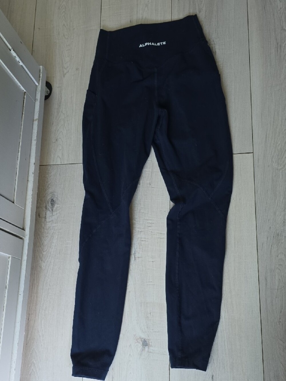 Alphalete Navy Blue Full-Length Performance Leggings